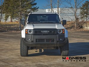 Toyota Land Cruiser Lighting Upgrade - LED Ditch Light Kit - Rough Country 3.5" Round Series Amber DRL